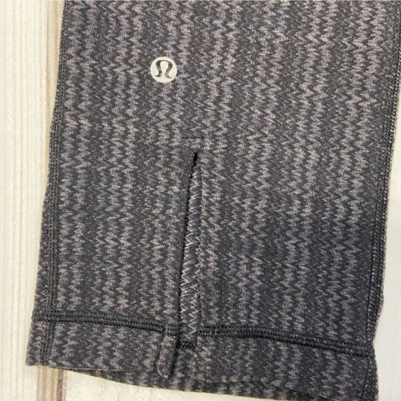 LULULEMON Gather& Crow crop leggings Zippy Wee September Black Sz 6 - Picture 8 of 10